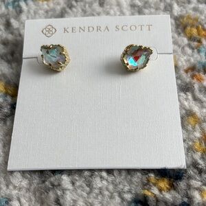 Kendra Scott Gold and Iridescent Geometric Earrings